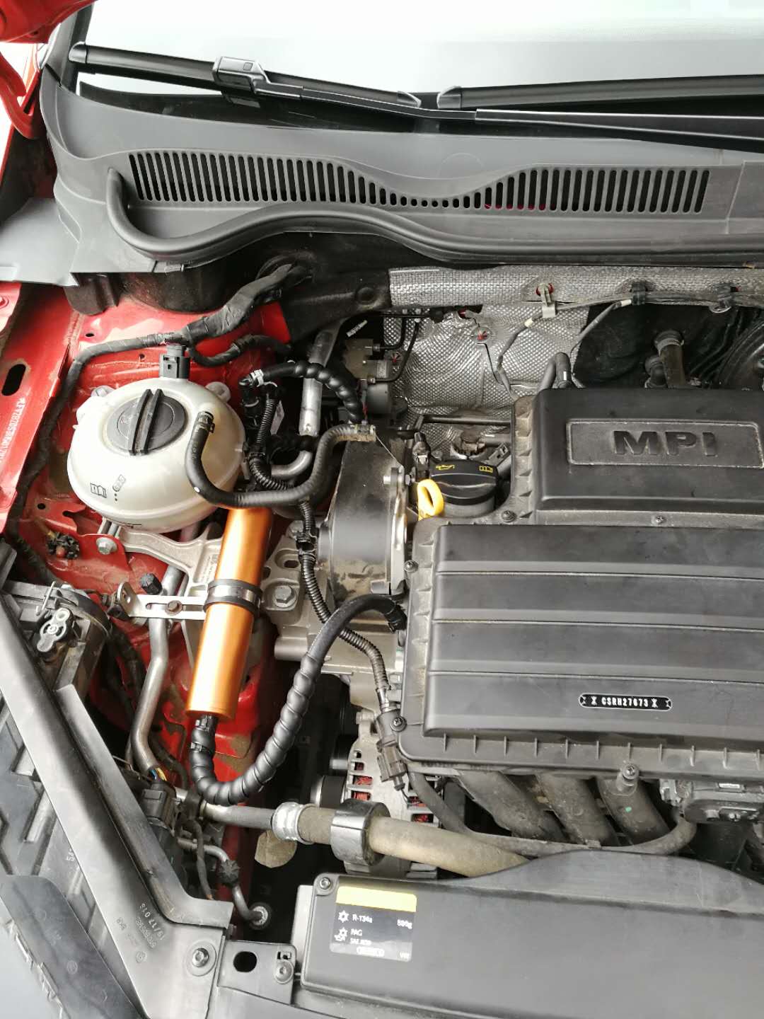 大眾高爾夫GTI1.6動力升級加裝KCH解決動力弱噪音高不用加裝渦輪增壓刷ECU直接裝