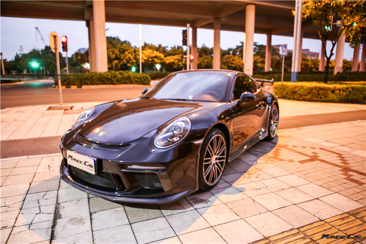2018款保時捷911 991.2改裝GT3包圍碳纖大尾翼