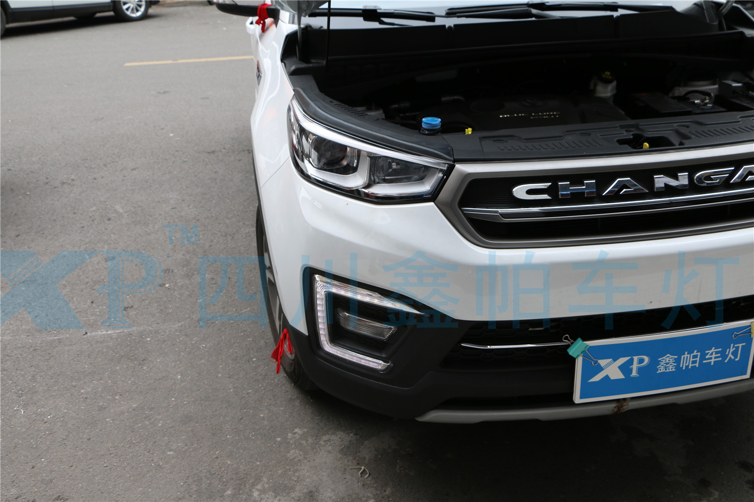 長(zhǎng)安逸動(dòng)致尚XT睿騁CCCS7535成都改燈專業(yè)案例欣賞氙氣燈LED日行燈