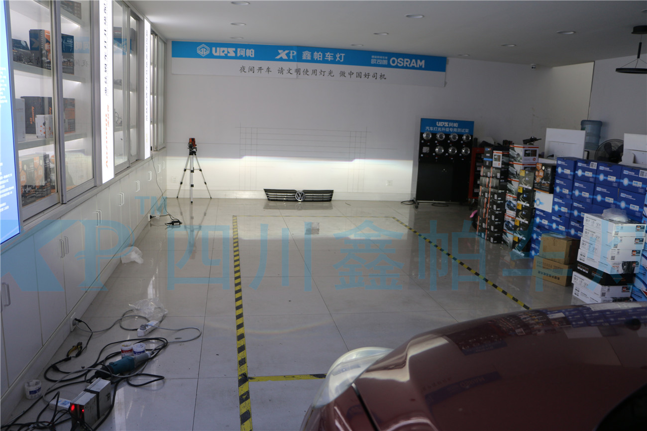 標致307標致408成都改燈鑫帕車燈大燈升級改裝案例分享雙光透鏡