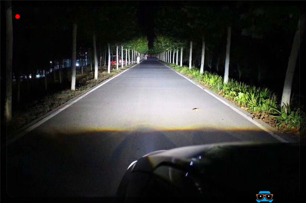 【南寧雙行道車燈】-大眾途昂原車LED大燈改裝米石LED透鏡