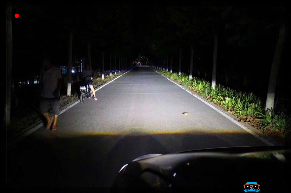 【南寧雙行道車燈】-大眾途昂原車LED大燈改裝米石LED透鏡