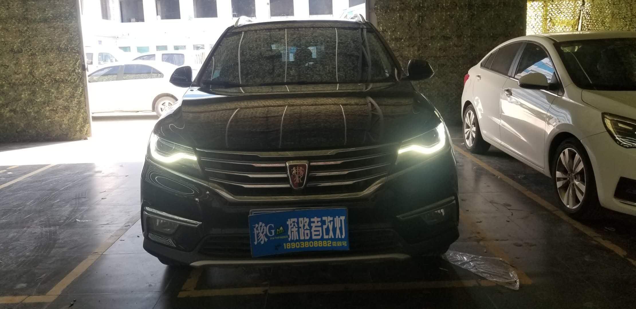 新鄉(xiāng)RX5改裝氙氣燈探路者改燈專業(yè)改裝汽車大燈