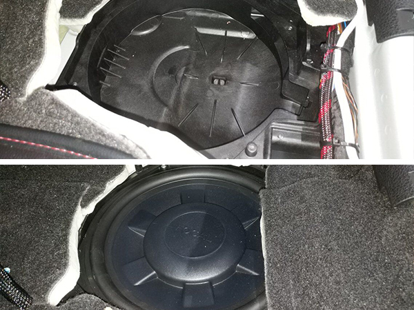 重慶寶馬1系專車專用法國勁浪汽車音響改裝案例分享