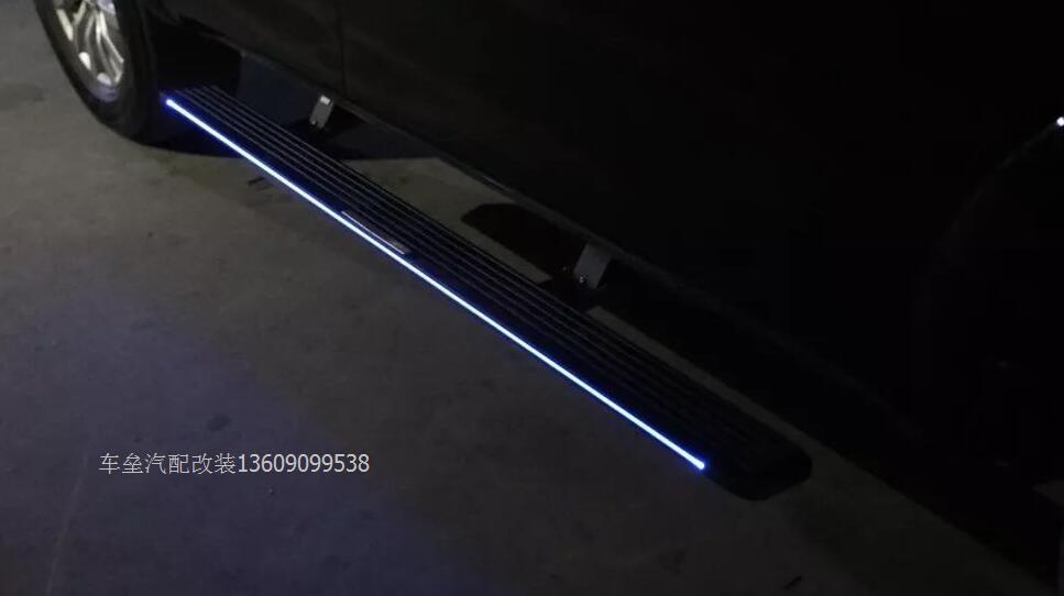 卡宴電動踏板,卡宴安裝帶燈電動踏板從此不再是一抹黑上下車