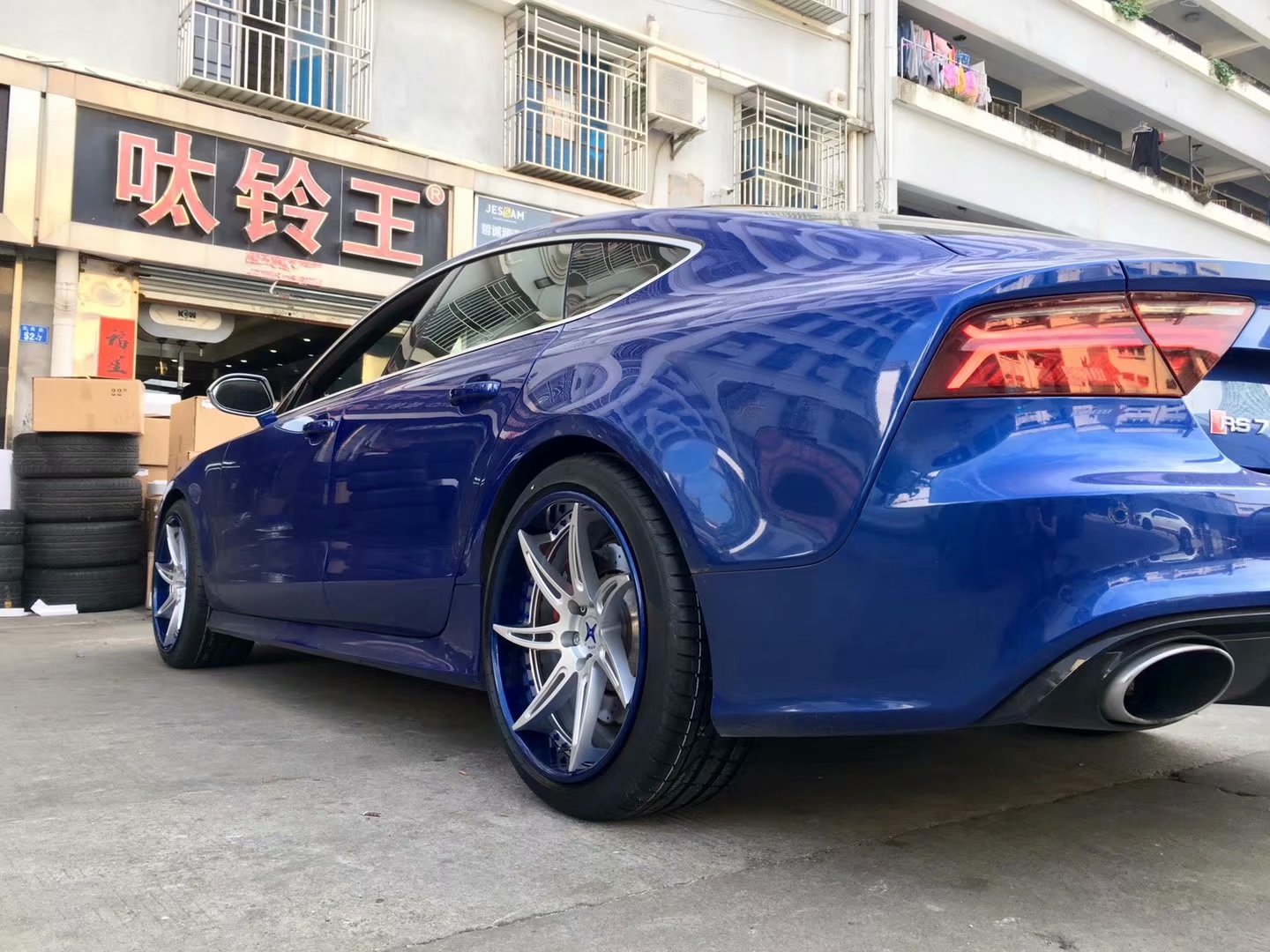 奧迪RS7 ，換 SIMBOLO X 20寸 完工！