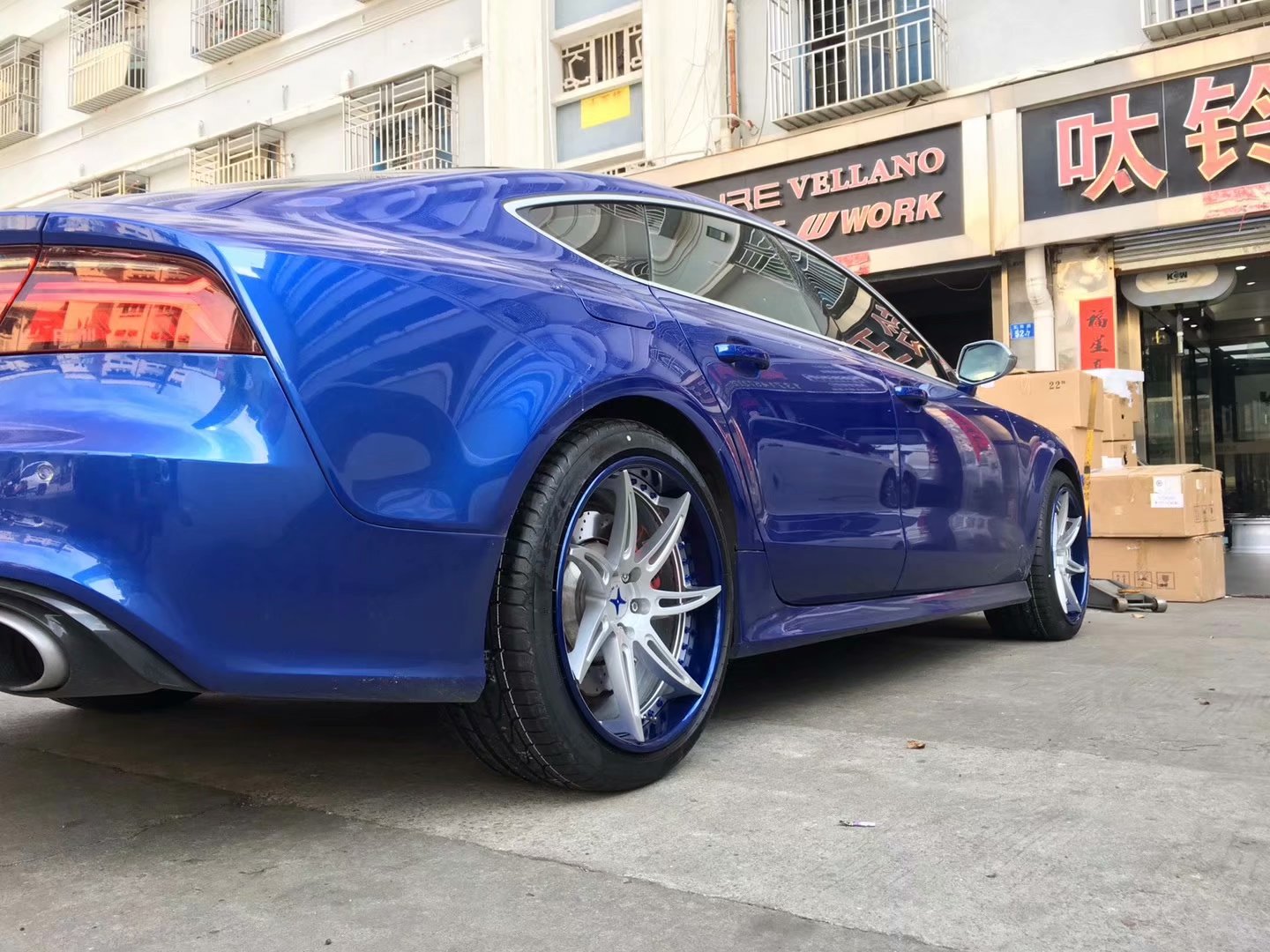 奧迪RS7 ，換 SIMBOLO X 20寸 完工！