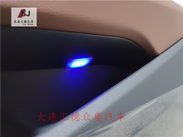 奧迪升級原廠氛圍燈 輪廓飾板氛圍燈