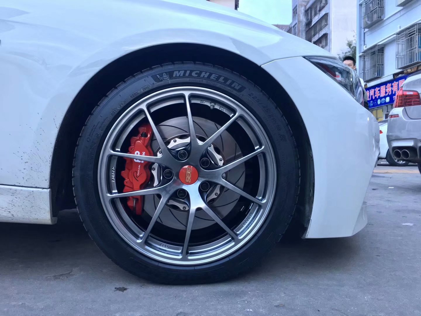 寶馬，換 全新 日本BBS RIA