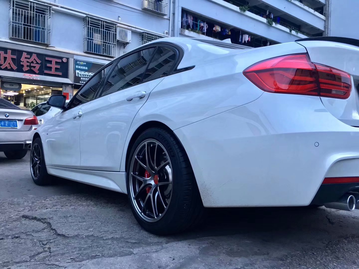 寶馬，換 全新 日本BBS RIA