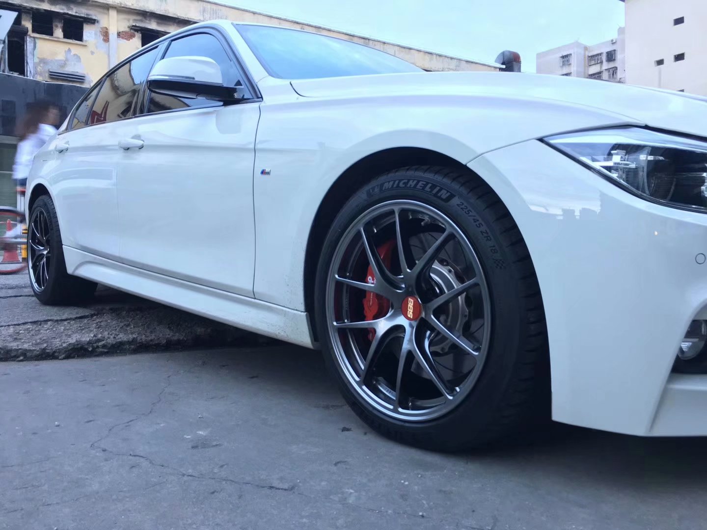寶馬，換 全新 日本BBS RIA