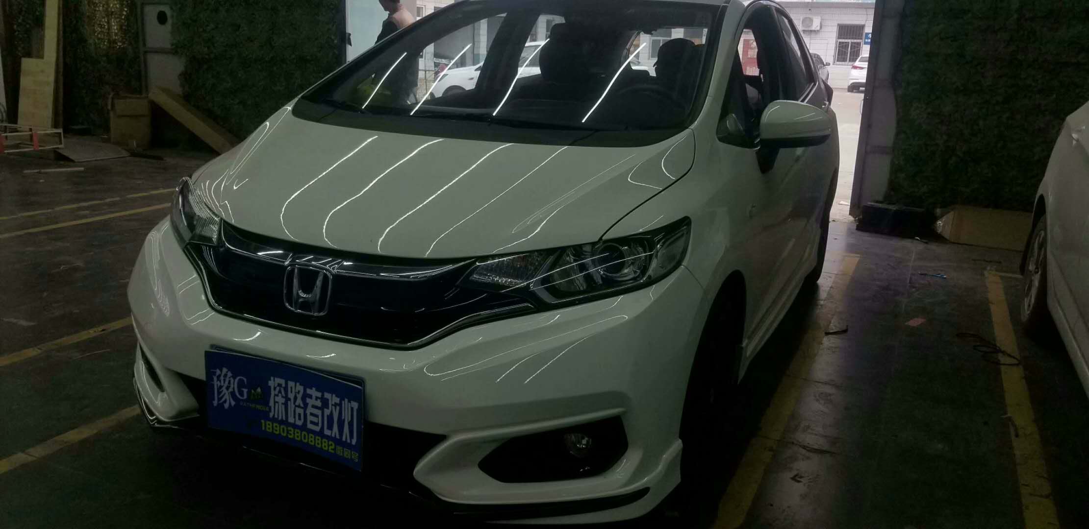 本田GK5升級汽車大燈總成新鄉(xiāng)探路者改燈專業(yè)改裝氙氣燈LED大燈