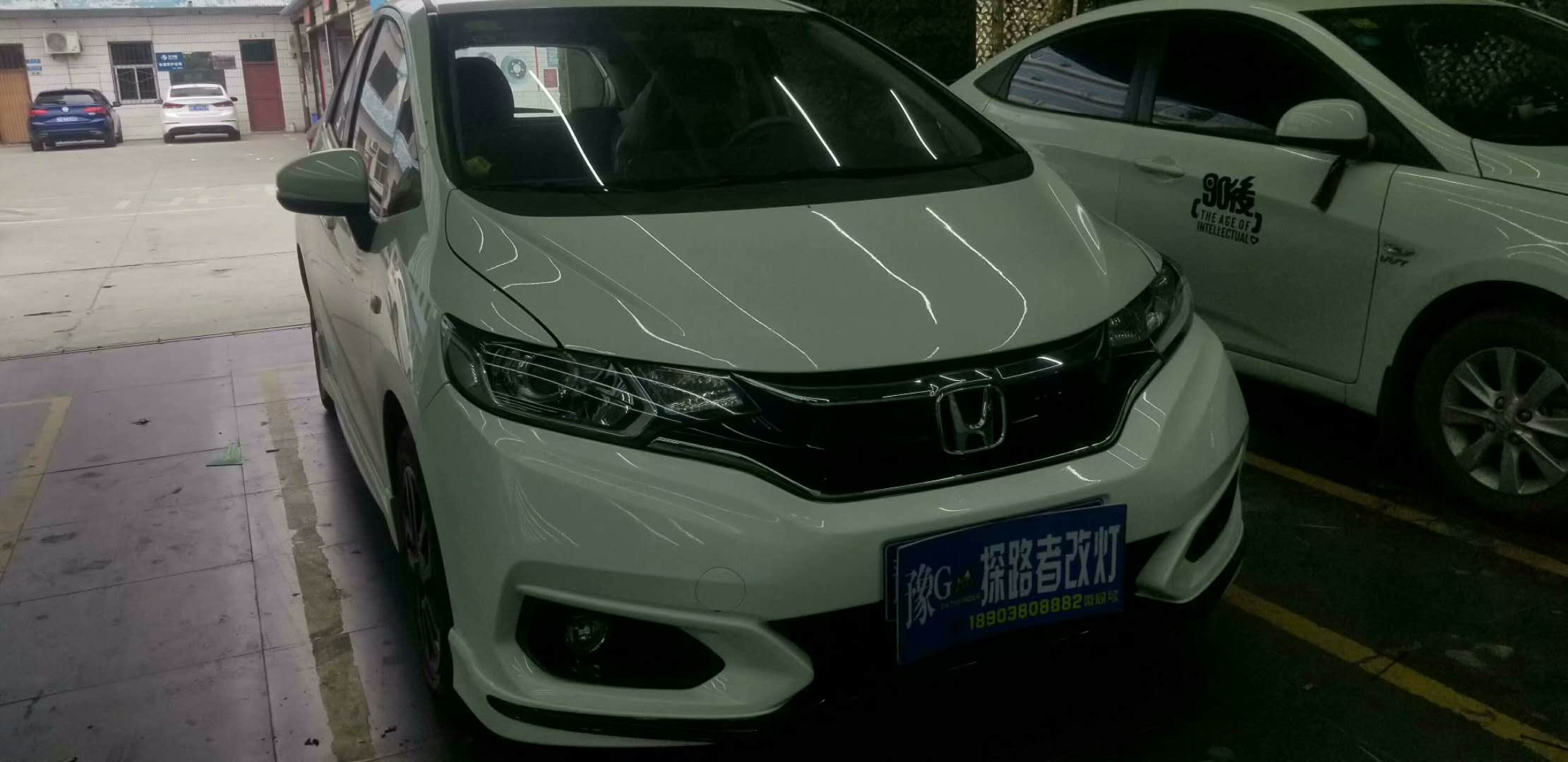 本田GK5升級汽車大燈總成新鄉(xiāng)探路者改燈專業(yè)改裝氙氣燈LED大燈