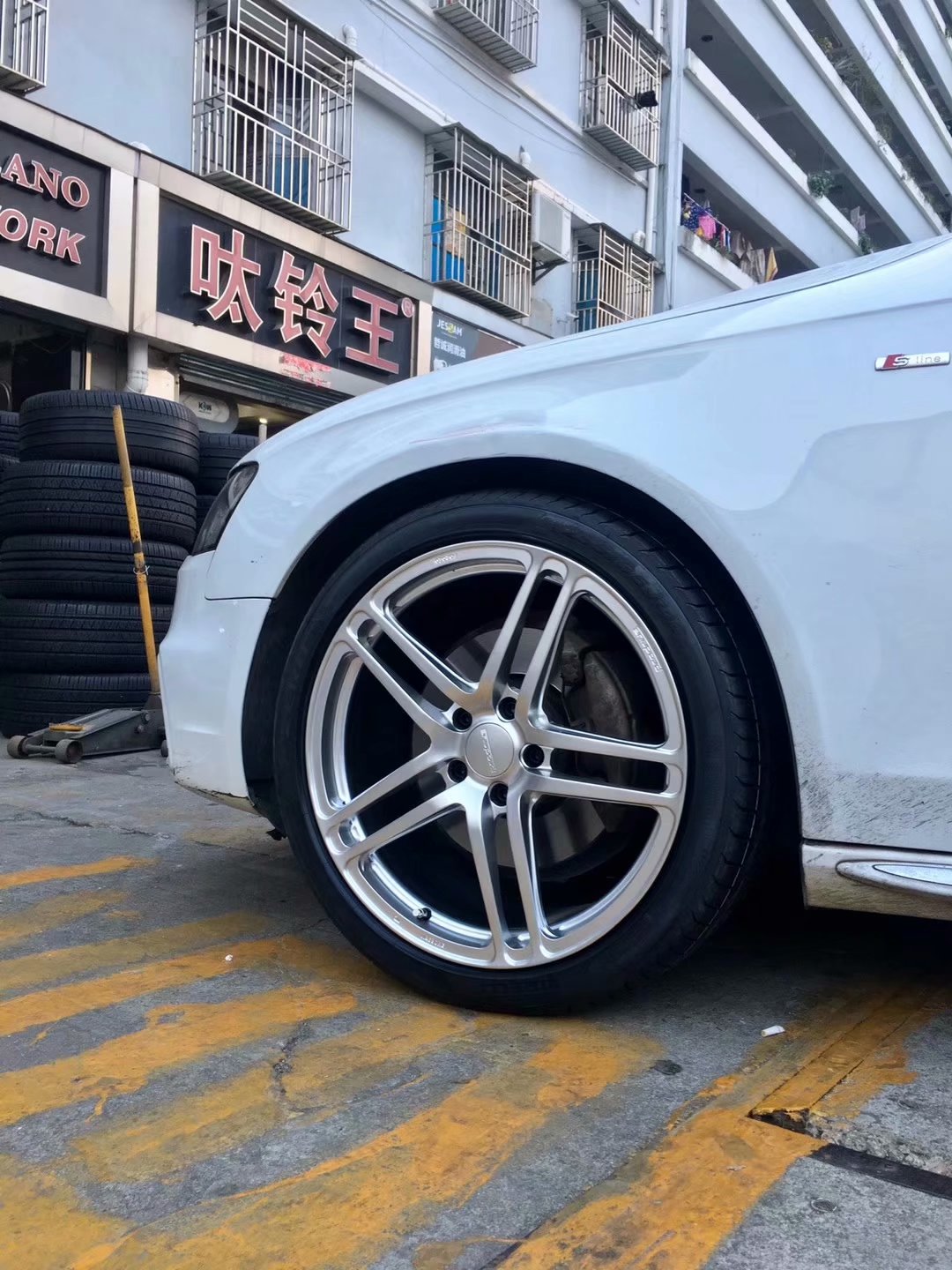 奧迪，換 Prodrive 鍛造 19寸 完工！