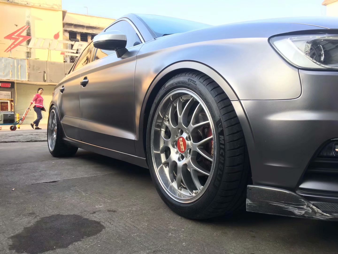 奧迪，換 日本 BBS RS-GT 完工！
