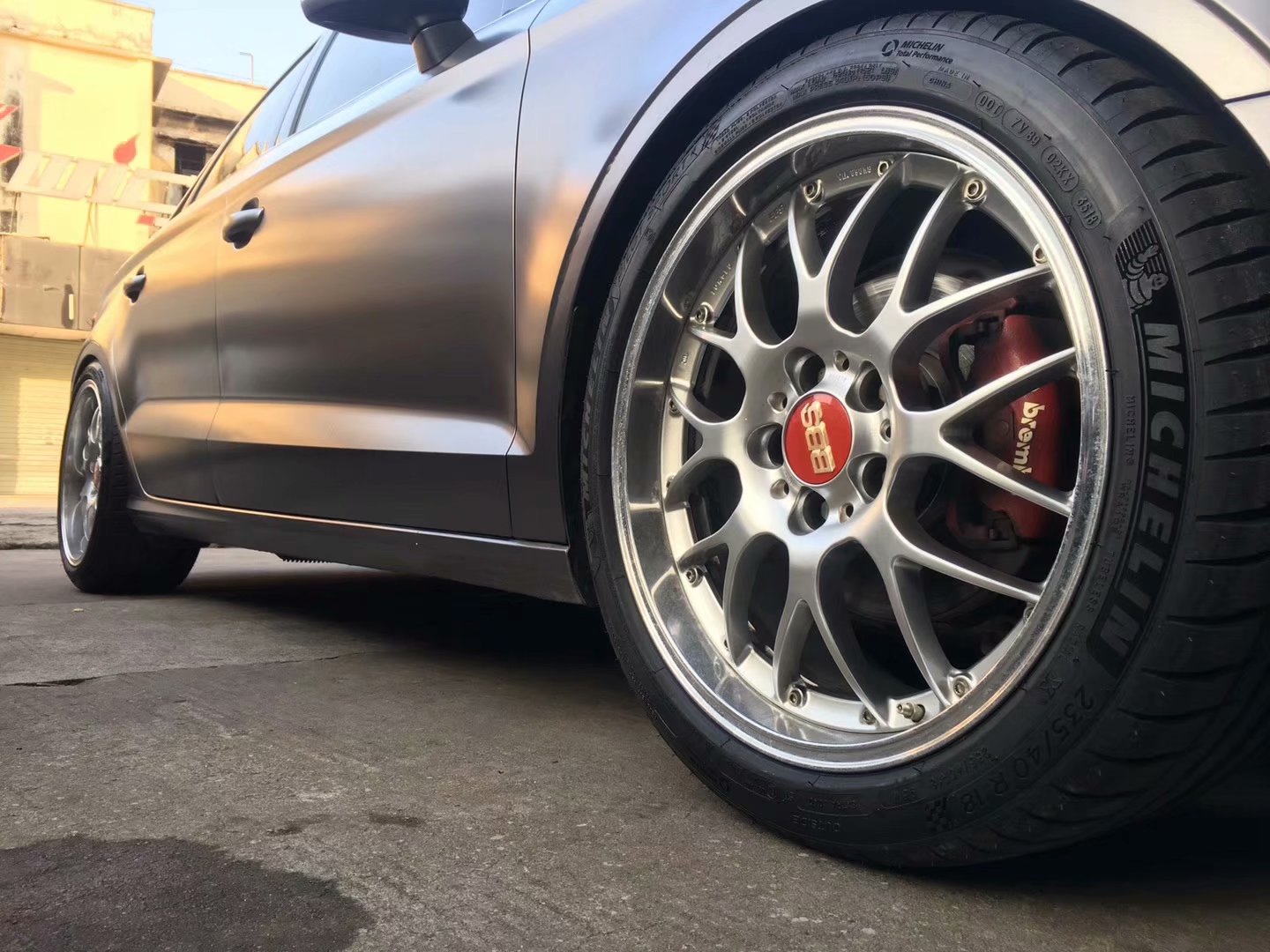奧迪，換 日本 BBS RS-GT 完工！