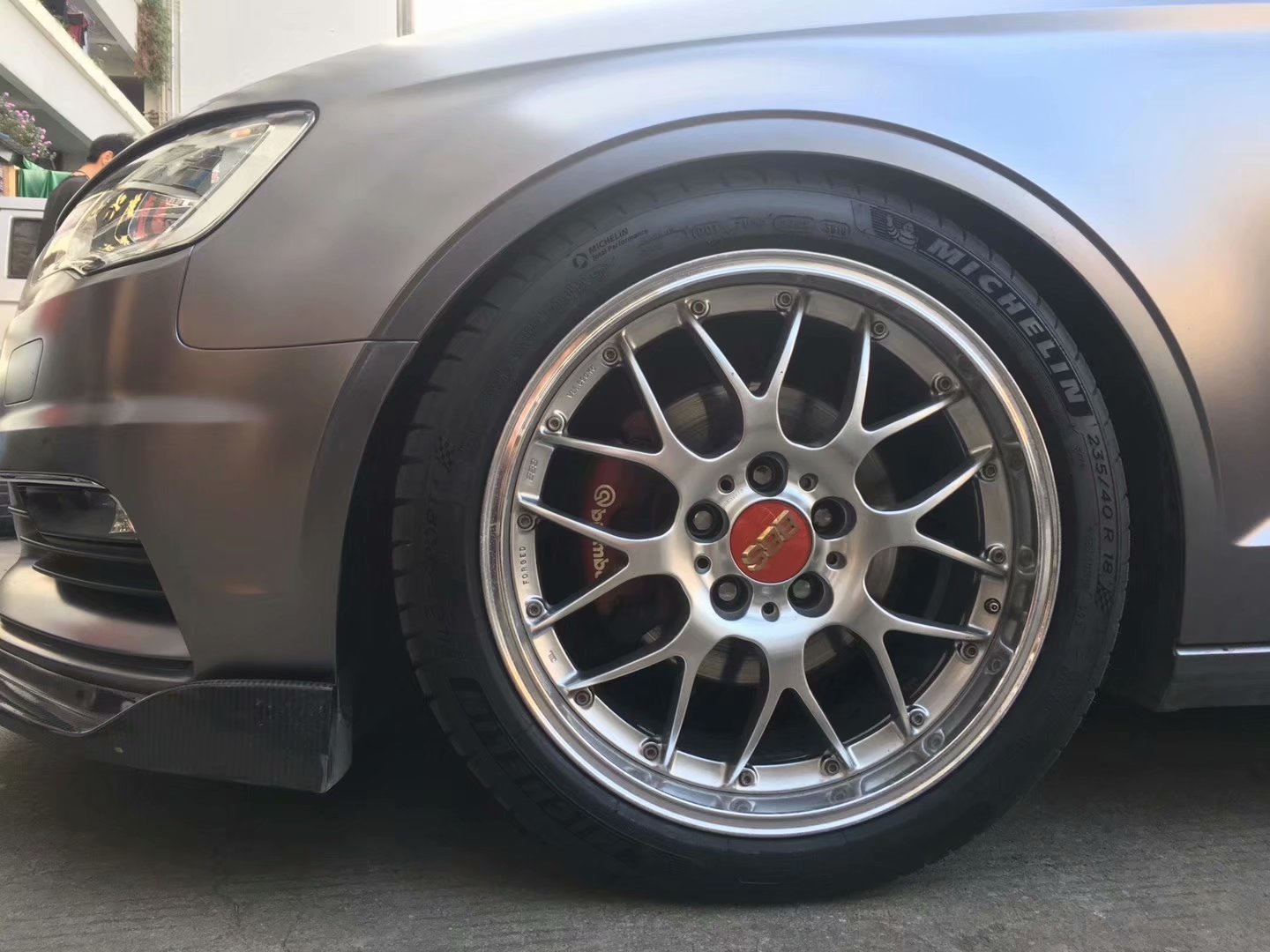 奧迪，換 日本 BBS RS-GT 完工！