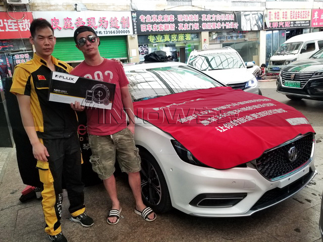 黃浦汽車音響改裝 上海音豪名爵MG6改裝德國(guó)FLUX NEO 260 兩分頻