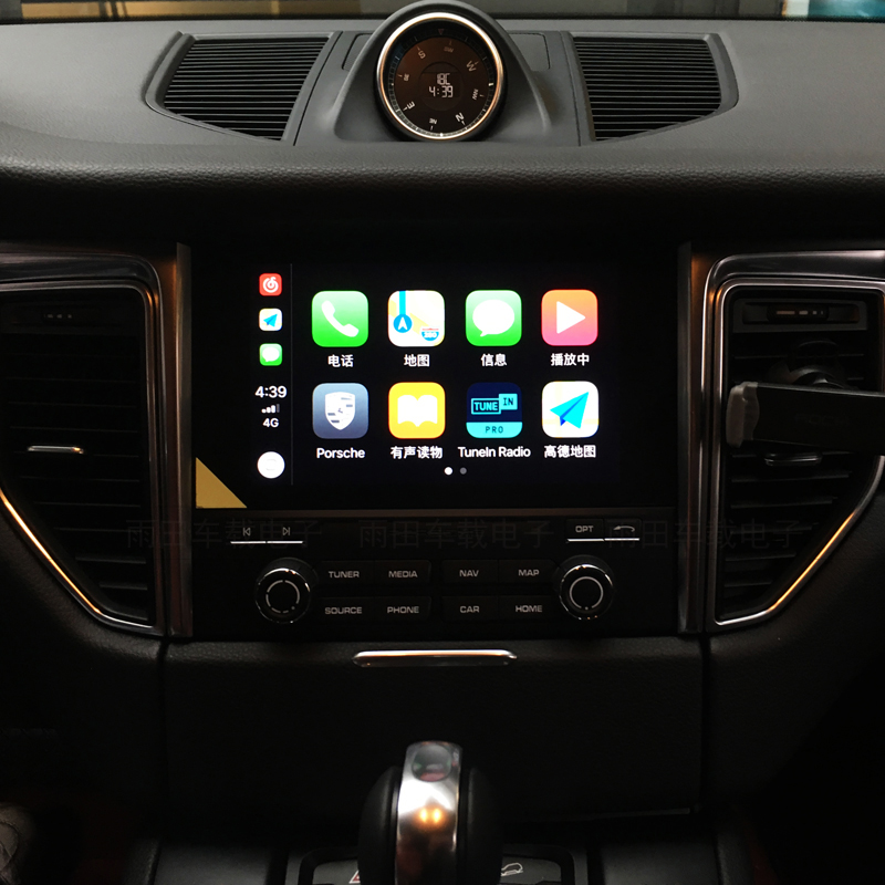保时捷17.18款macan 718原厂激活苹果carplay系统 支持高德地图 团购优惠促销