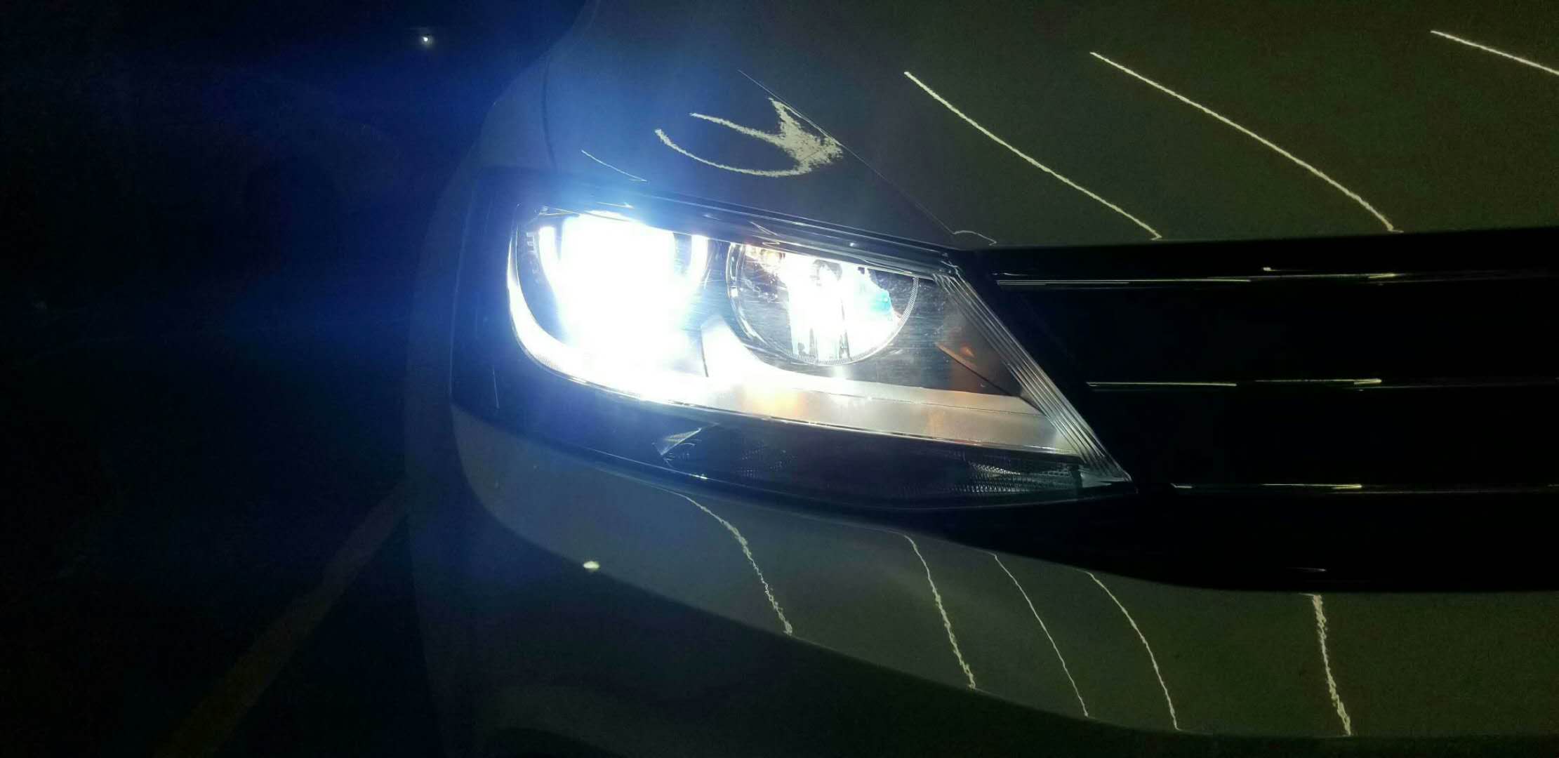 新鄉(xiāng)速騰改裝氙氣燈LED透鏡探路者改燈專業(yè)解決汽車燈光不亮問題