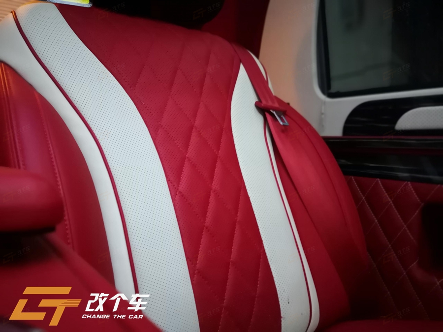 奔馳威霆高頂商務(wù)車內(nèi)飾升級豪華改裝-西安改個車