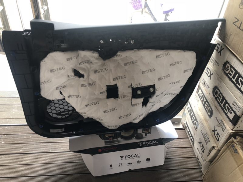 快樂旅途只因有音樂別克君威四門后備箱STEG史泰格隔音降噪音響改裝FOCAL法國(guó)勁浪PS165汕頭星悅汽車音響