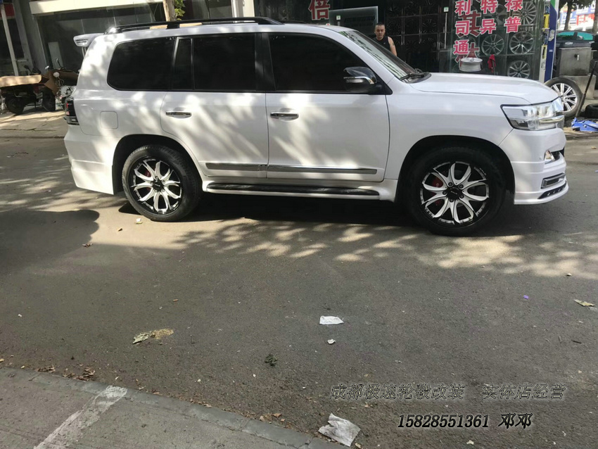 蘭德酷路澤定制20寸鍛造輪轂裝車WALD輪轂