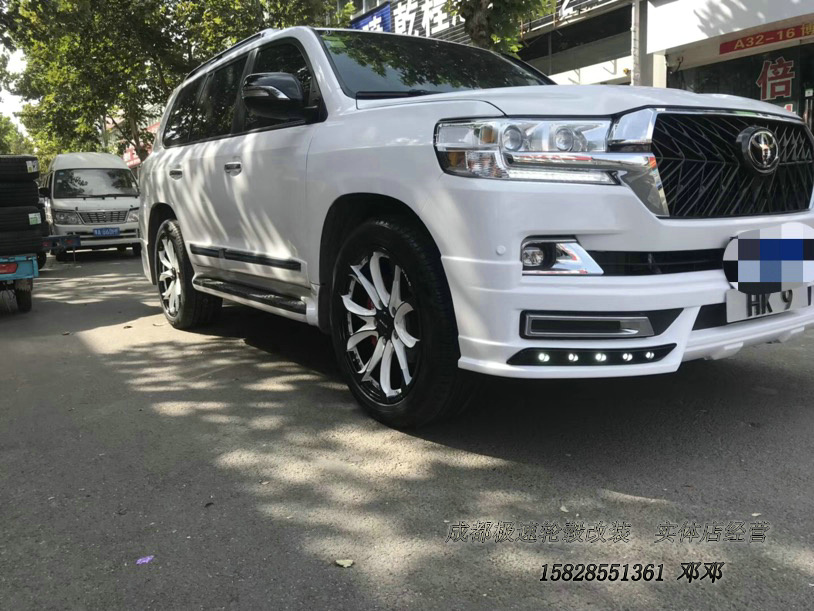 蘭德酷路澤定制20寸鍛造輪轂裝車WALD輪轂