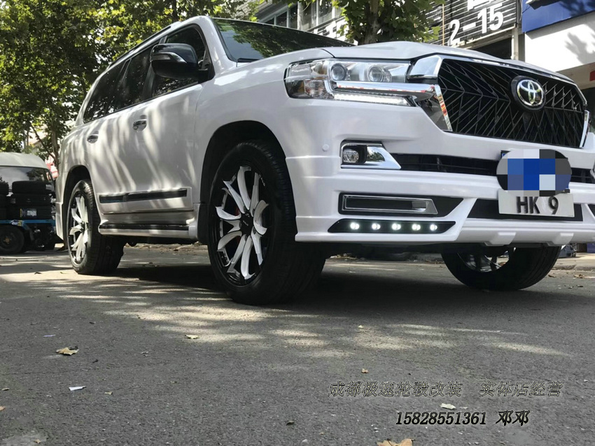 蘭德酷路澤定制20寸鍛造輪轂裝車WALD輪轂