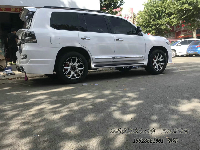 蘭德酷路澤定制20寸鍛造輪轂裝車WALD輪轂