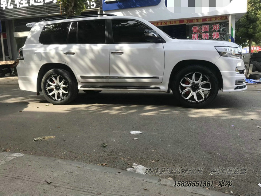 蘭德酷路澤定制20寸鍛造輪轂裝車WALD輪轂