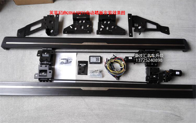 英菲尼迪QX60/QX70/FX35/FX37電動踏板安裝效果分享 高清圖片欣賞