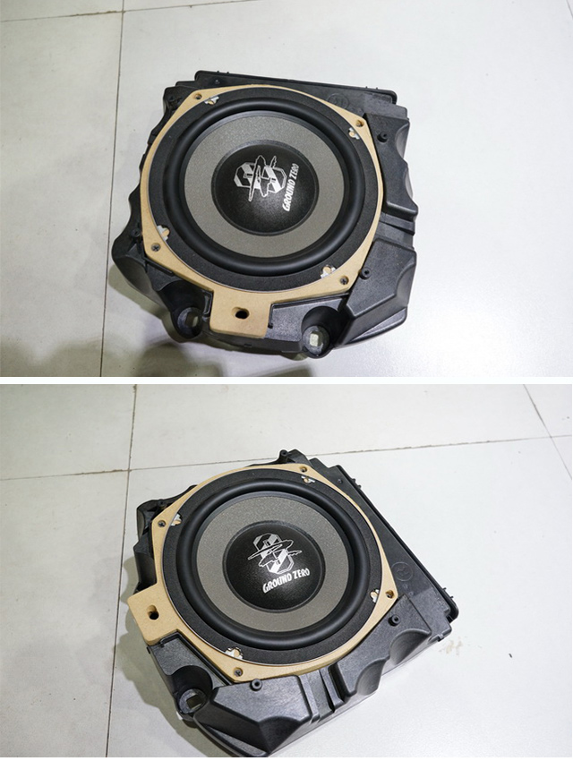 重慶渝大昌汽車音響改裝之寶馬GT535專車專用汽車音響改裝德國零點寶馬專用8寸三分頻喇叭