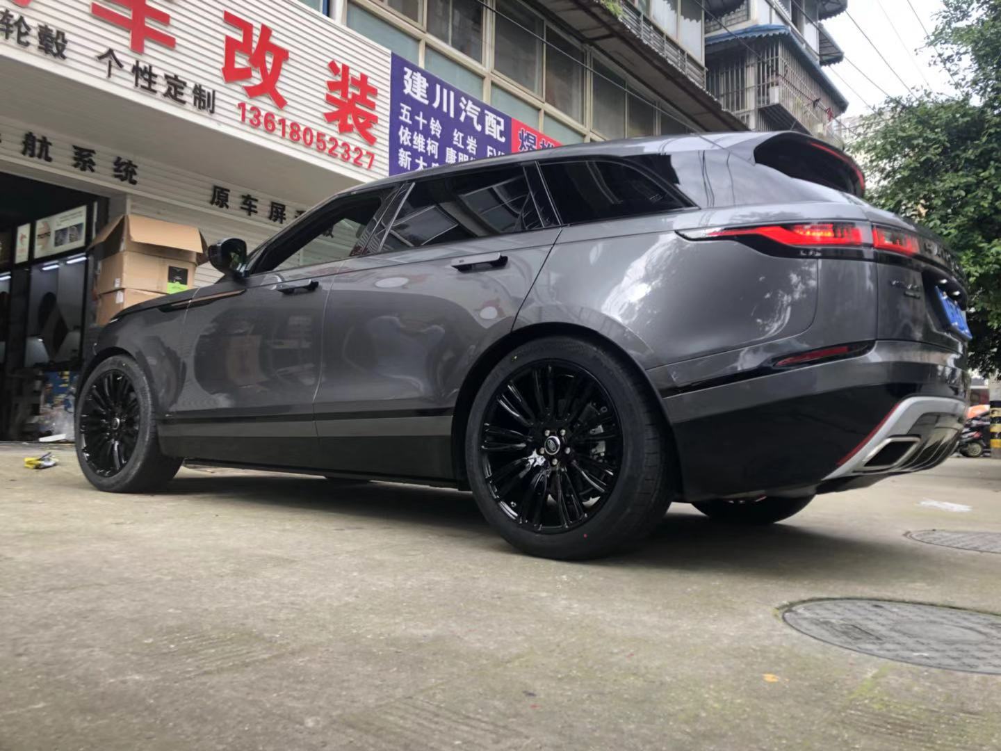 路虎星脈 19寸升級21寸鍛造輪轂 鋼圈四川成都輪轂改裝店