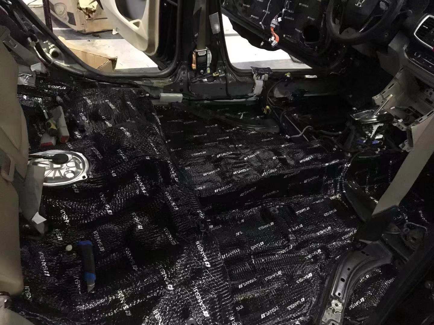 汕頭星悅汽車音響隔音改裝本田雅閣全車山水隔音降噪深度除噪全面抗噪打造舒適安靜的駕乘空間