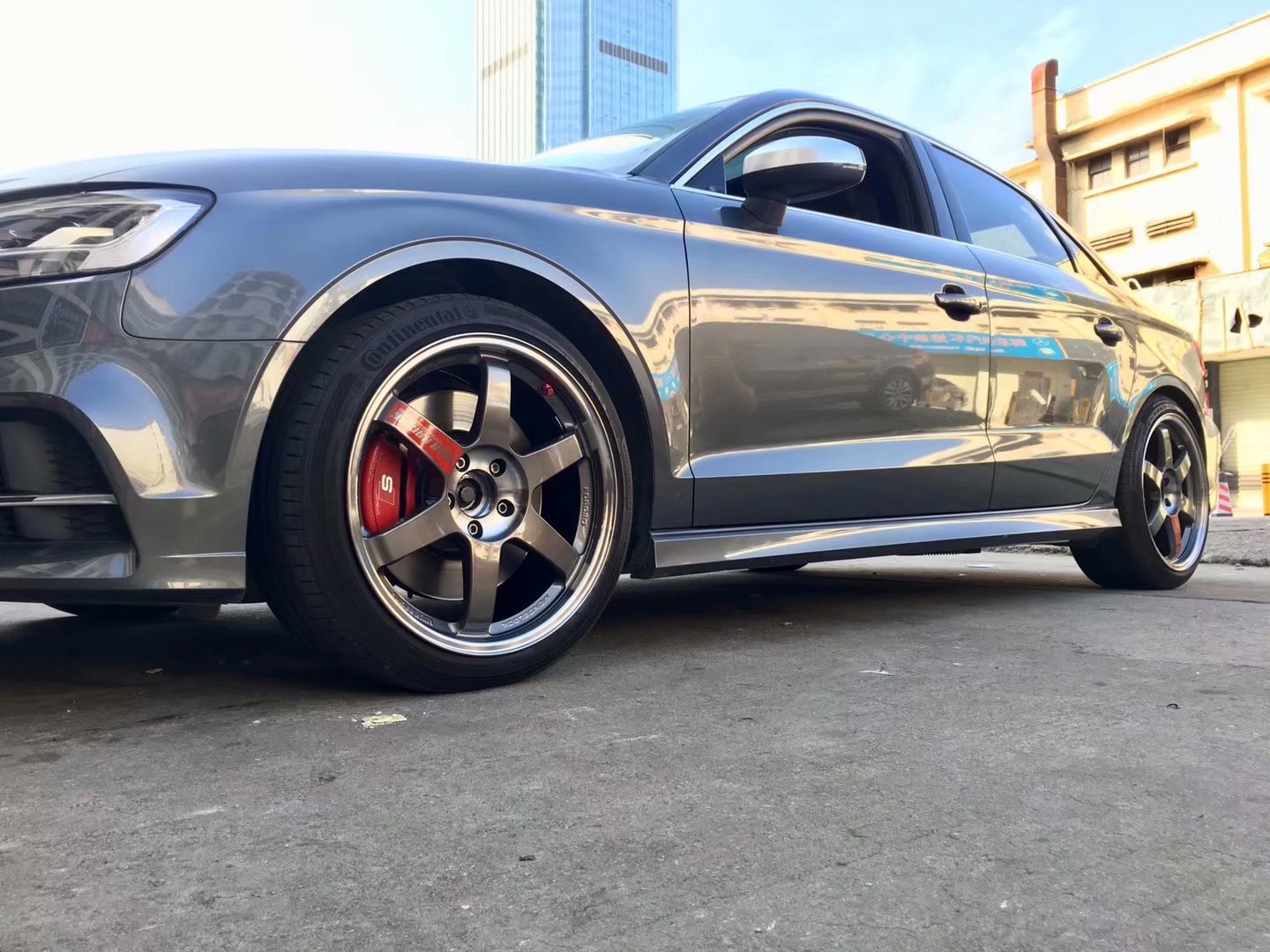 奧迪S3，換 全新 日本 TE37 完工！ ????