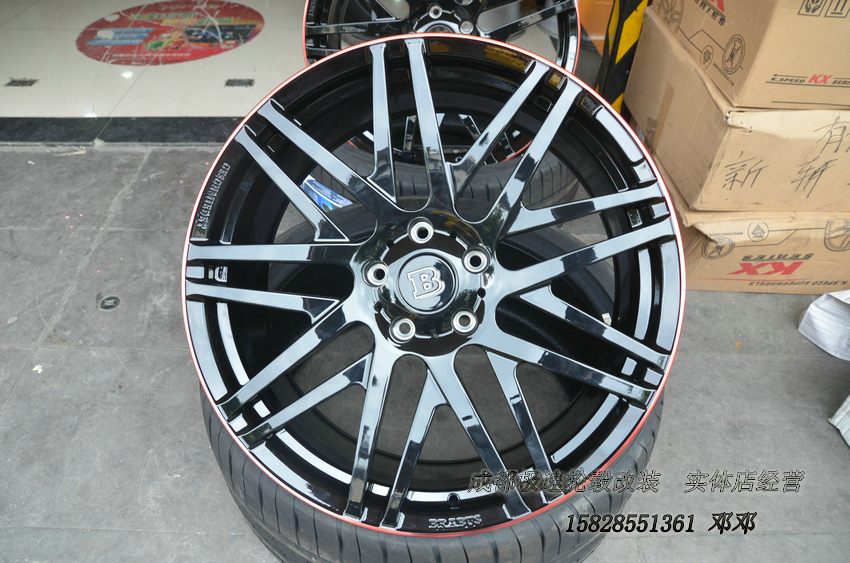 奔馳G350  定制22寸巴博斯鍛造輪轂裝車  成都極速鄧鄧  輪轂改裝
