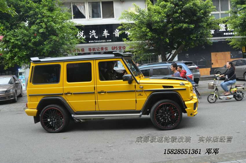 奔馳G350  定制22寸巴博斯鍛造輪轂裝車  成都極速鄧鄧  輪轂改裝