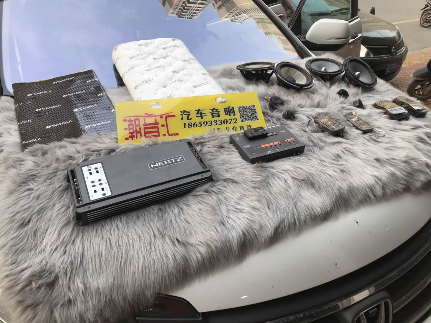 漳州潮音匯汽車音響本田CRV升級四門山水隔音降噪音響改裝FOCAL法國勁浪套裝喇叭音質(zhì)通透悅耳