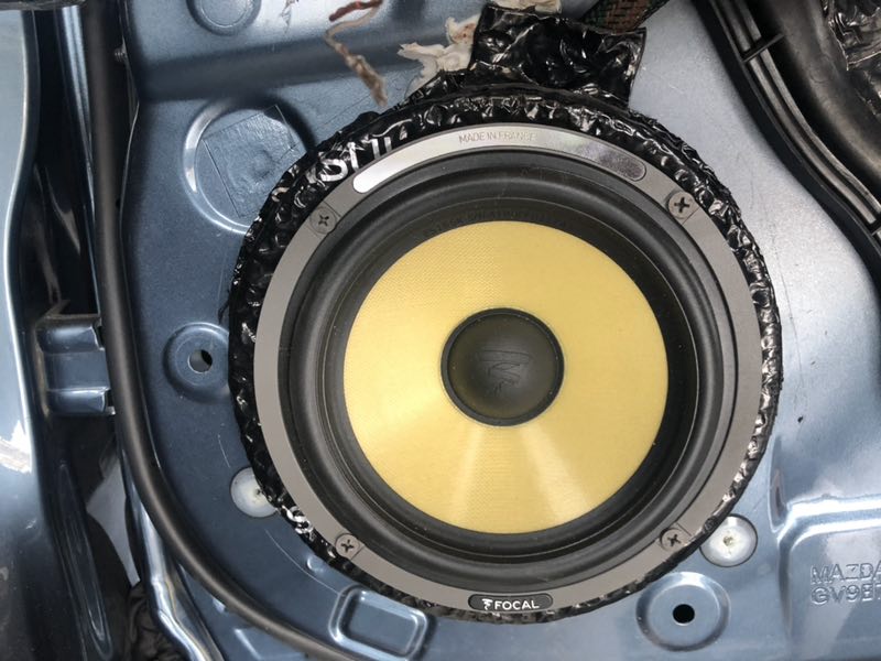 汕頭星悅汽車音響改裝馬自達(dá)阿特茲改裝法國勁浪ES165KX3三分頻先鋒P99德國蟒蛇德國喜力仕完美搭配點燃激情