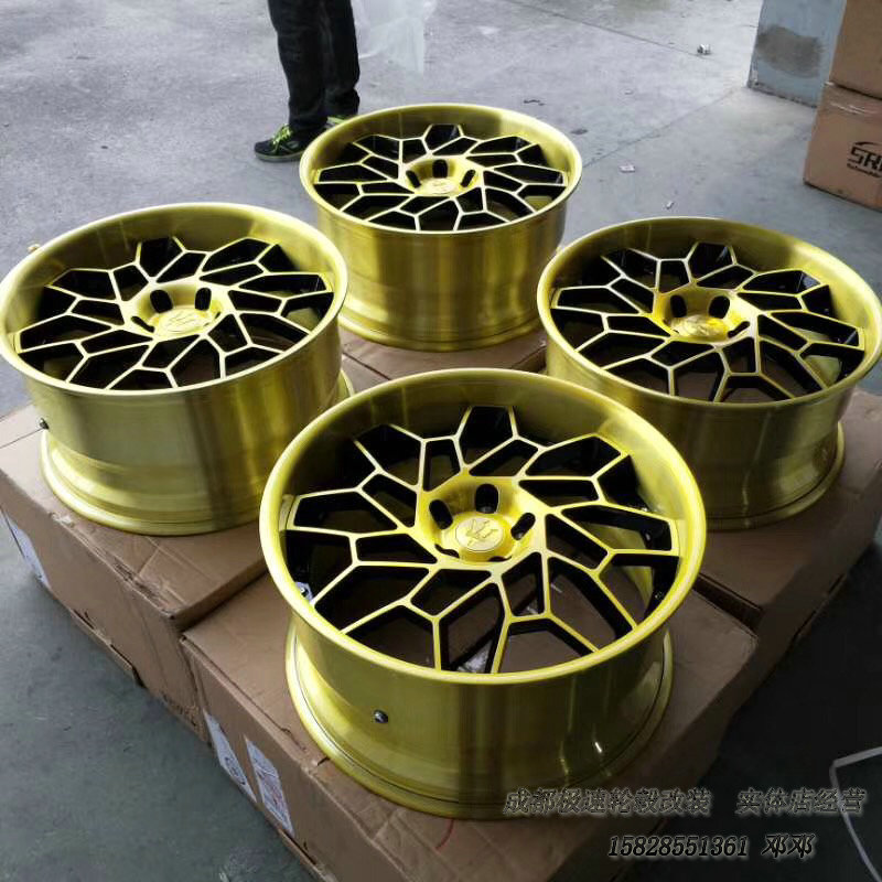 瑪莎拉蒂定制20寸兩片式定制輪轂 到貨裝車(chē)完成