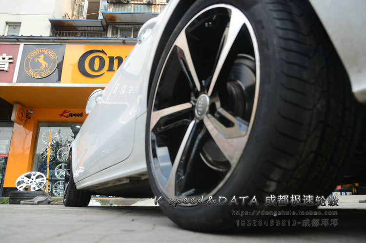 奧迪A7 改裝20寸鍛造刀鋒輪轂裝車完成