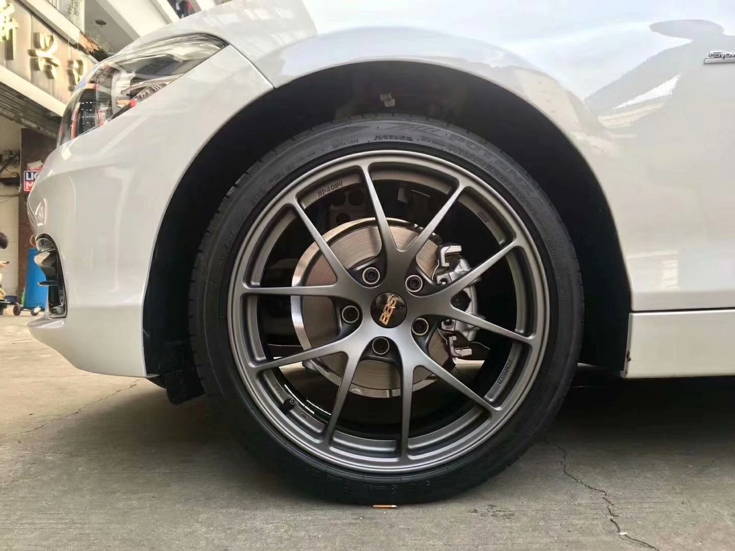 拆車 日本BBS RIA 鍛造 MGR灰 寶馬