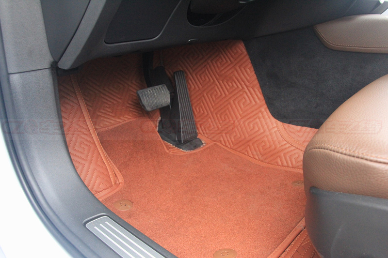 成都：沃尔沃S90内饰改装360软装地毯 成都车之绮