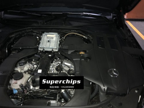 2018款奔驰S320L未上牌新车直刷ECU动力升级,国际改装品牌Superchips调校程序