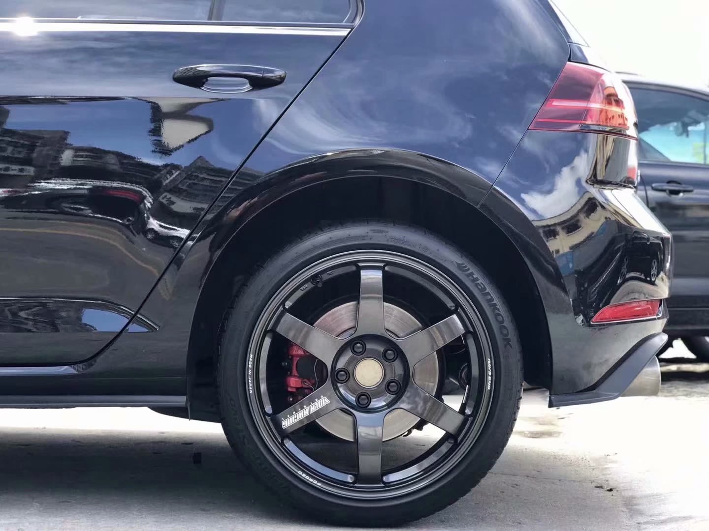 GTI 換全新 RAYS TE37 saga 18寸完工