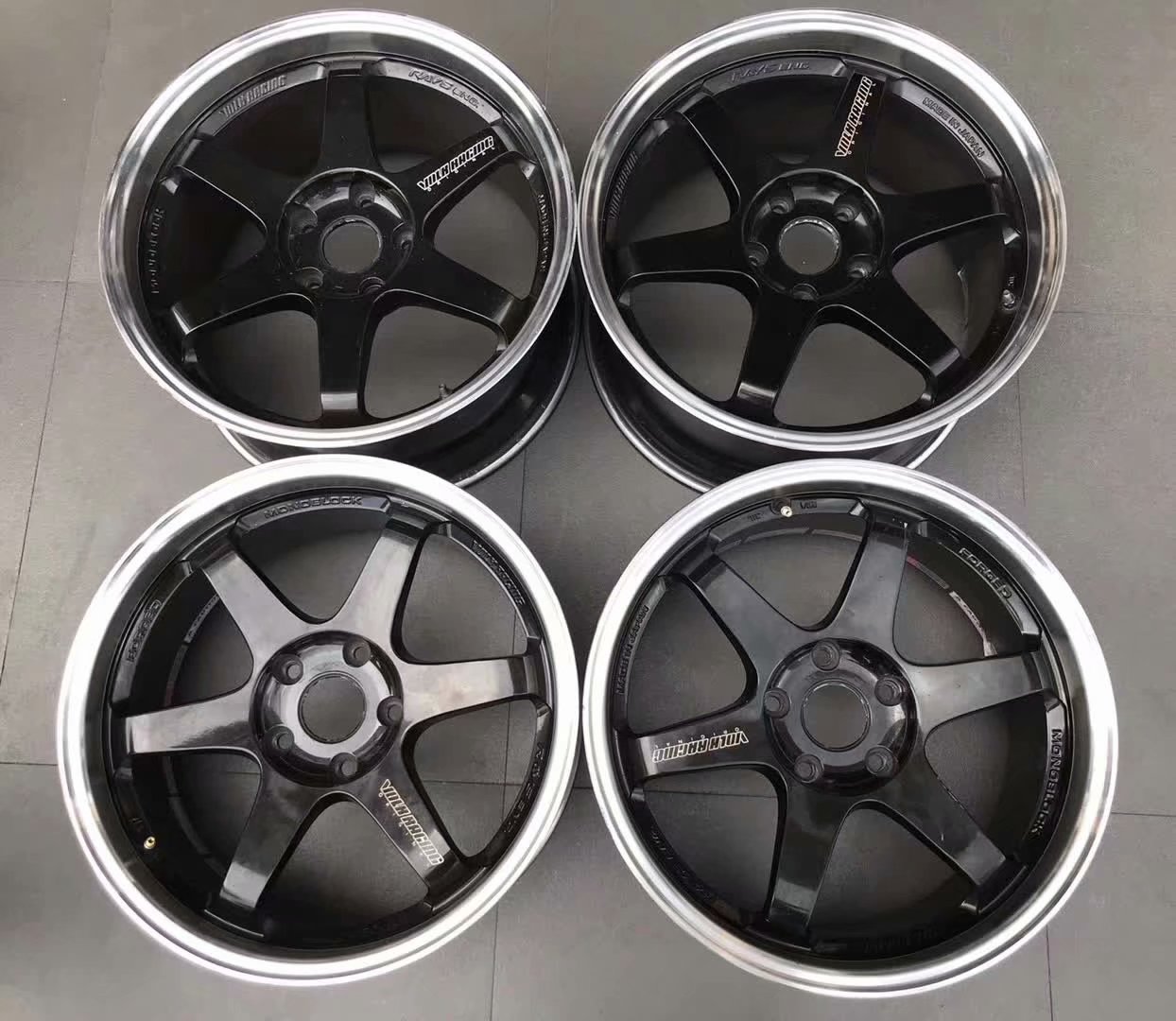 寶馬，換RAYS TE37 TTA 18寸 完工