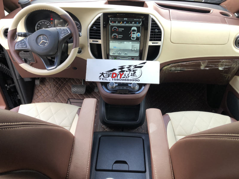 大宇車迷站 奔馳威霆整體升級(jí)內(nèi)飾更換航空座椅沙發(fā)床