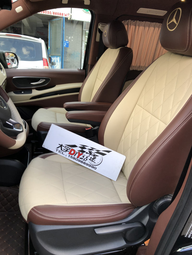 大宇車迷站 奔馳威霆整體升級(jí)內(nèi)飾更換航空座椅沙發(fā)床