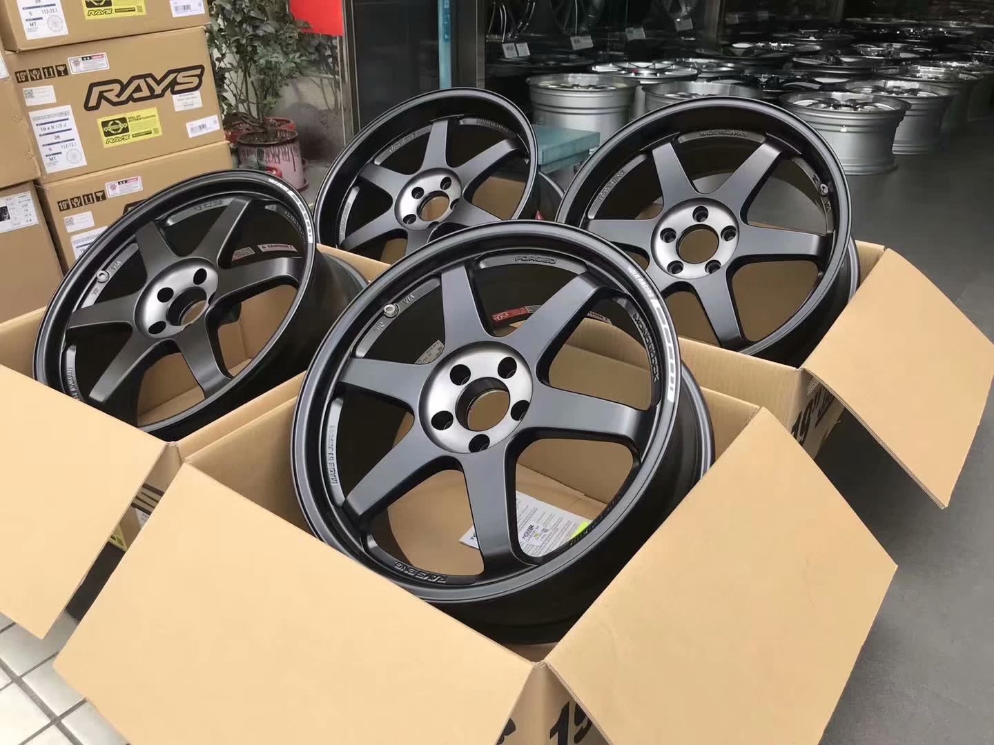 【日本RAYS TE37SL 綠標(biāo) 全新】